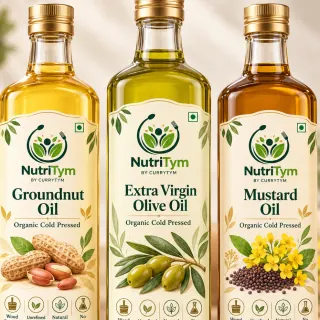 Three bottles of NutriTym oil